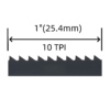 91-3/8 Inch SK5 Carbon Bandsaw Blades for Einhell TC-SB 305 U - 2pcs